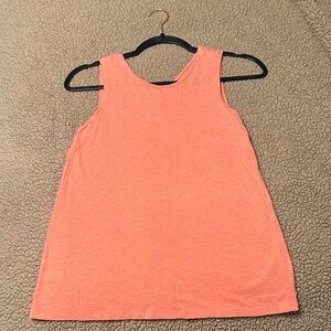 LOFT Peach Sleeveless Tank Top